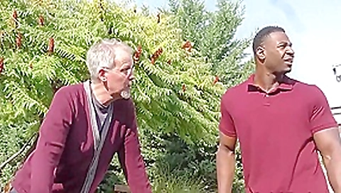 Angel Wicky fucks black man in frony of white husband Angel Wicky fucks black man in frony of white husband