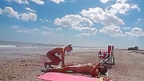 Vid 1of 8 first time cuckolding on public beach Vid 1of 8 first time cuckolding on public beach