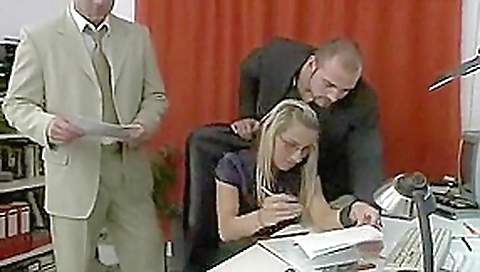 Bisex Threesome at the Office Bisex Threesome at the Office