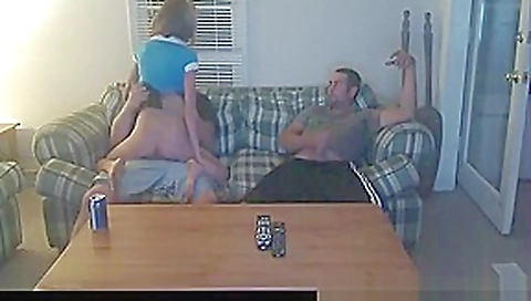Cuckold shares his wife with a friend Cuckold shares his wife with a friend