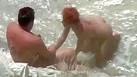 Sex on the beach. Mature couple. She s in love with Sex on the beach. Mature couple. She s in love with