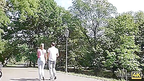 HUNT4K. Cuckold agreed to watch stranger's sex with his girlfriend HUNT4K. Cuckold agreed to watch stranger's sex with his girlfriend