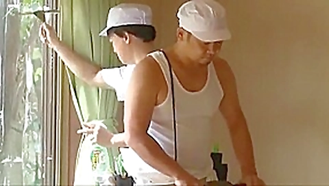 Man Fails to Notice Workers Fucking His Wife Man Fails to Notice Workers Fucking His Wife