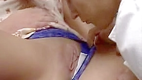 Blonde teen 18+ enjoys a double penetration fun Blonde teen 18+ enjoys a double penetration fun