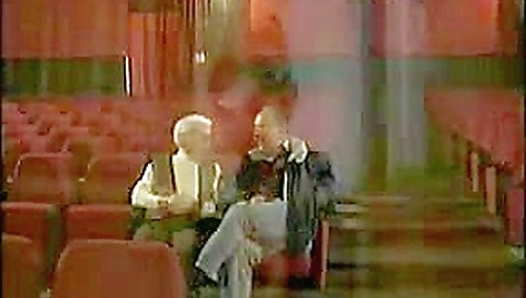 Bf shared his gf in the adult cinema Bf shared his gf in the adult cinema