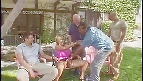 Husbands Watches Wife Gangbanged By Black Guys
